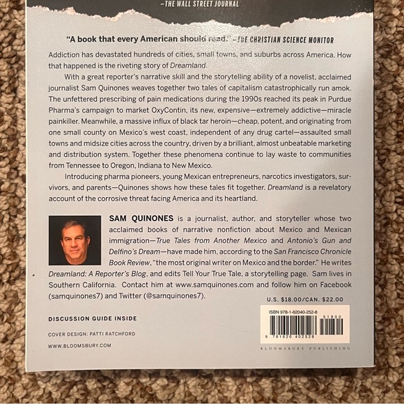 🆕 “Dreamland” opiate addiction epidemic nonfiction book by Sam Quinones - Picture 7 of 12